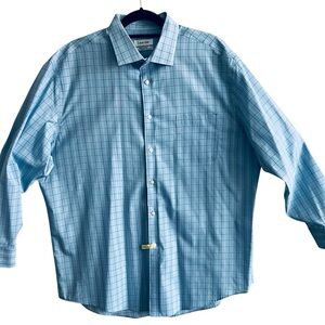 Men's Blue Checkered Shirt